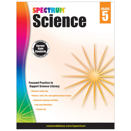 SPECTRUM Science Workbook, Grade 5, Paperback 704618